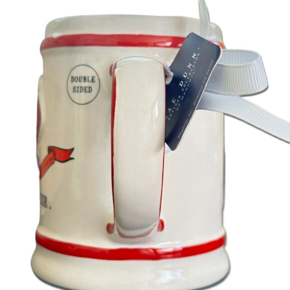 NWT Rae Dunn Harry Potter Gryffindor Lion Crest Coffee Double Sided Mug Cup - Picture 2 of 4